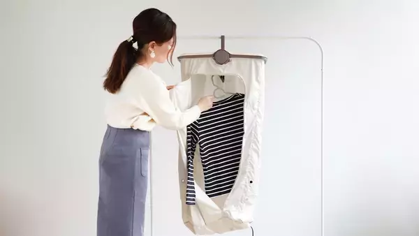 「【完売につきリターン緊急追加！】必要な分だけ乾かせる、場所を取らない折りたたみ衣類乾燥機「ぽけどらい」Makuakeにて先行販売中」の画像