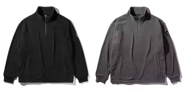 「COURTSIDE FREECE（コートサイドフリース）シリーズプレー前のアップ、移動時に身体を暖かく包み込む軽量で防寒性に優れる機能的なフリースウェアシリーズ 好評発売中」の画像