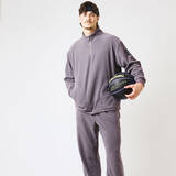 「COURTSIDE FREECE（コートサイドフリース）シリーズプレー前のアップ、移動時に身体を暖かく包み込む軽量で防寒性に優れる機能的なフリースウェアシリーズ 好評発売中」の画像8