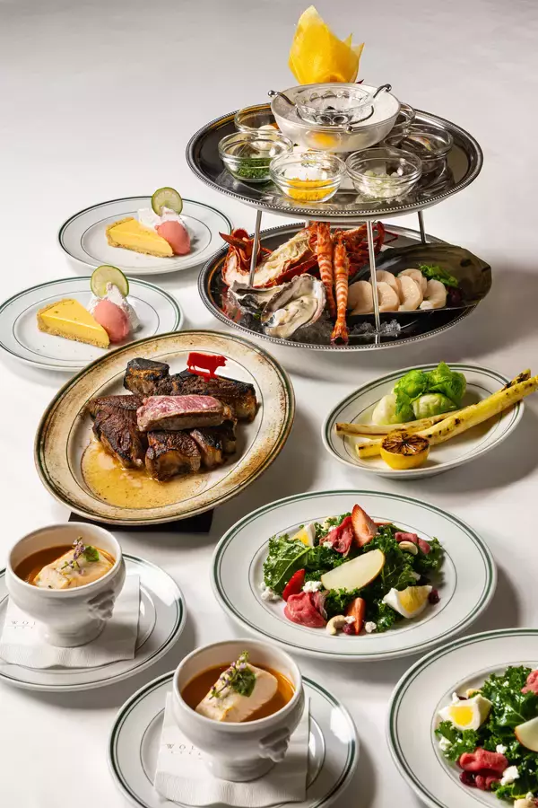 「「ウルフギャング・ステーキハウス」福岡店　選べる3種の10周年記念コース」の画像