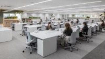 東神開発㈱本社オフィスを全面リニューアル！“柱のない”大無柱空間設計で、社員同士の縦横無尽なコミュニケーションを創出