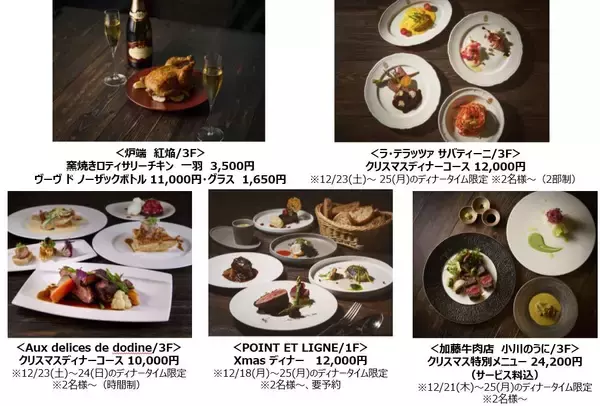 「【東京ミッドタウン八重洲】東京ミッドタウン八重洲で過ごす特別なクリスマス　イルミネーションとともに楽しめるクリスマスマーケット開催館内店舗ではこの冬だけの限定メニューやアイテムが登場」の画像