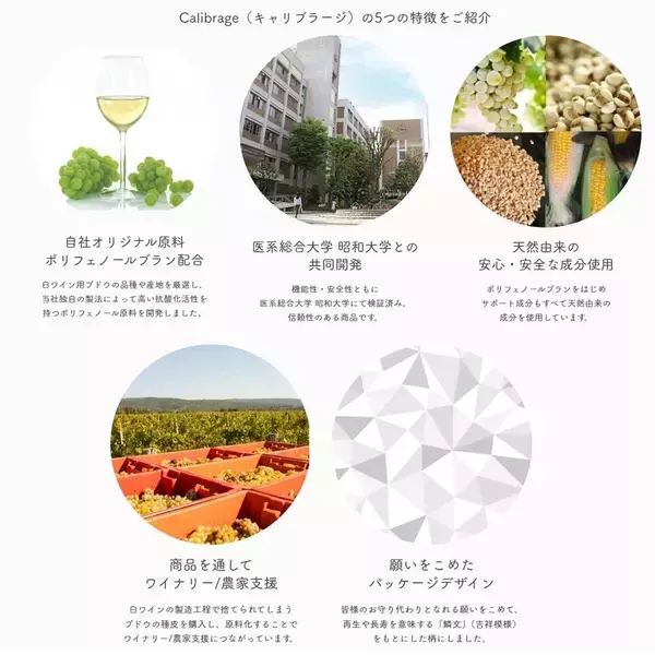 「昭和大学との共同開発！ 株式会社旗ケ岡ネイチャー研究所が、不調に悩む現代人のためのサステナブルなサプリメント「Calibrage（キャリブラージ）」を発売」の画像