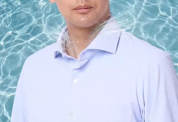 「汗を活用した新感覚の「冷たいシャツ」を発売業界初、高い冷感性を発揮する素材「ICE BLAST(R) THIRD」を採用」の画像