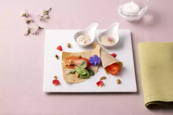 「【軽井沢マリオットホテル】春の軽井沢で、桜と信州の旬を楽しむ限定コース　ディナーコース「Prime Shinshu -Spring-」を発売」の画像