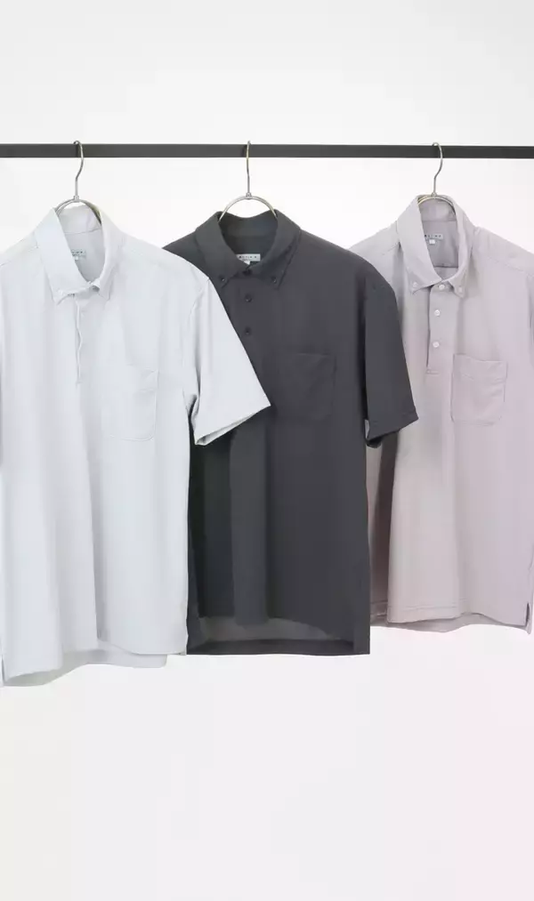 「夏のビジネスウエアの定番「ポロシャツ」、6年で販売実績3.5倍に拡大今シーズンは「前年比130％の数量」過去最大規模で展開」の画像