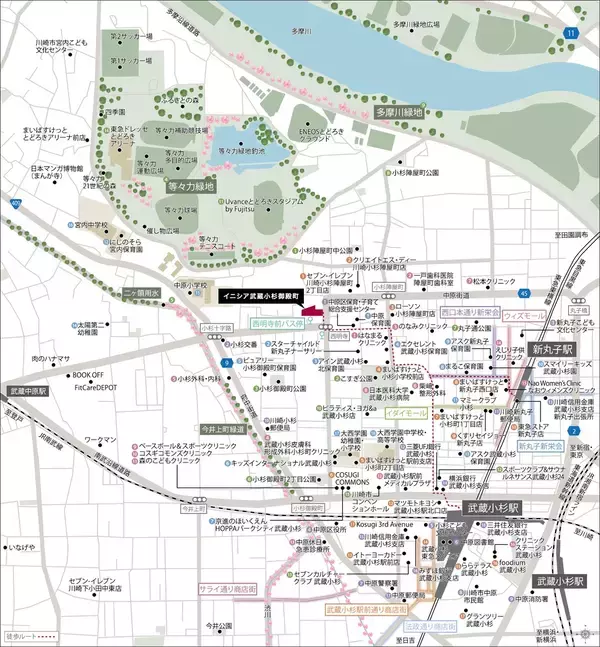 「コスモスイニシア・大和ハウス工業・共立エステート、3 社共同 新築分譲マンション『イニシア武蔵小杉御殿町』第1期1次販売開始」の画像