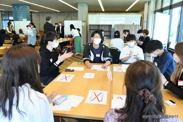「【札幌大学】北海道インターナショナルスクールの生徒との交流活動を実施」の画像