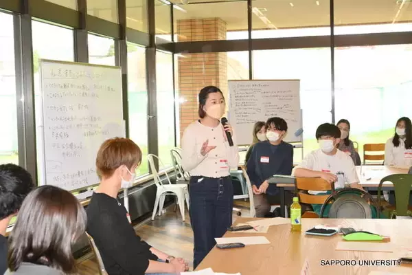 「【札幌大学】北海道インターナショナルスクールの生徒との交流活動を実施」の画像