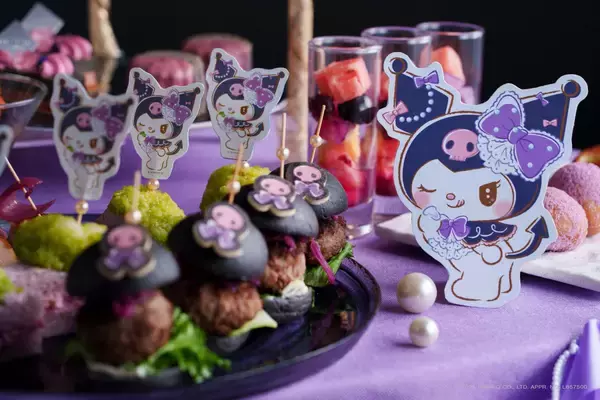 「東北で開催！クロミの20周年を祝う夏限定アフタヌーンティー『KUROMI Afternoon Tea Party』【ウェスティンホテル仙台】」の画像