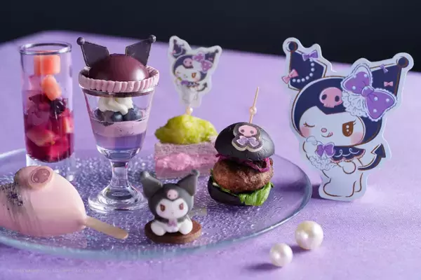 「東北で開催！クロミの20周年を祝う夏限定アフタヌーンティー『KUROMI Afternoon Tea Party』【ウェスティンホテル仙台】」の画像