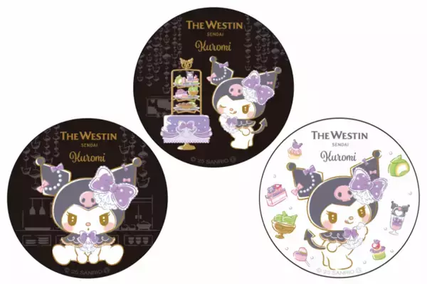 「東北で開催！クロミの20周年を祝う夏限定アフタヌーンティー『KUROMI Afternoon Tea Party』【ウェスティンホテル仙台】」の画像