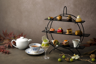 琵琶湖マリオットホテル シャインマスカットと滋賀の実りを味わう秋色アフタヌーンティー「Autumn Afternoon Tea -秋色に染まる滋賀の恵み-」を発売
