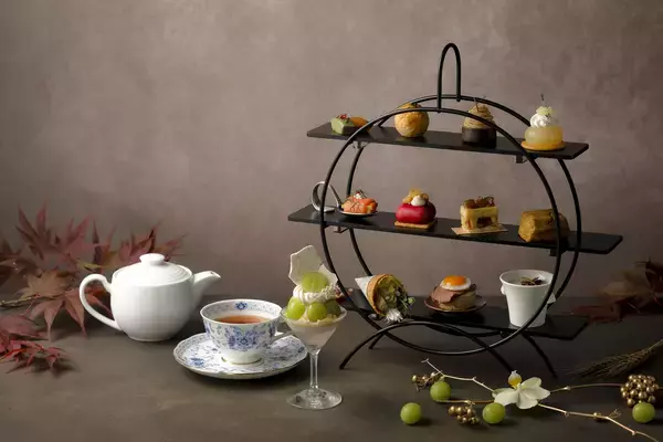 琵琶湖マリオットホテル シャインマスカットと滋賀の実りを味わう秋色アフタヌーンティー「Autumn Afternoon Tea -秋色に染まる滋賀の恵み-」を発売