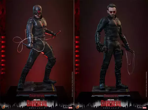 「『デアデビル：ボーン・アゲイン』シーズン2より、漆黒に染まるデアデビルの1/6スケールフィギュアが発売決定」の画像