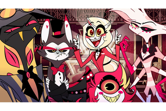 おすわりマスコットやトレカホルダーも！『ハズビン・ホテルへようこそ』POP UP SHOP開催