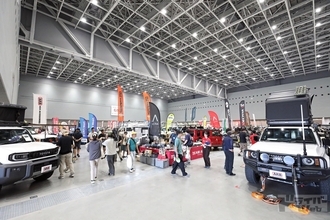イベントもクルマも「オレが作る！」 恒例のカー用品の展示即売会