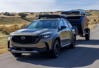 マツダ、北米専用車CX-50を広島本社に展示！　日本で唯一、実車を見られる場所