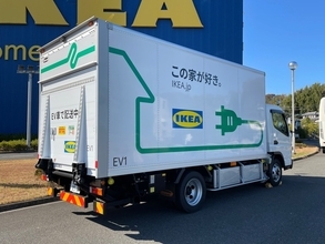イケアも選んだ三菱ふそうの電気小型トラック「eキャンター」。世界販売300台を達成…日欧での評判とは