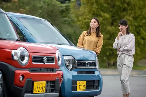 「シリーズ・軽自動車ってホントに安全？　クルマ初心者と藤トモが体感…イマドキ軽の最新安全装備①［衝突事故を未然に防ぐ機能編］」の画像