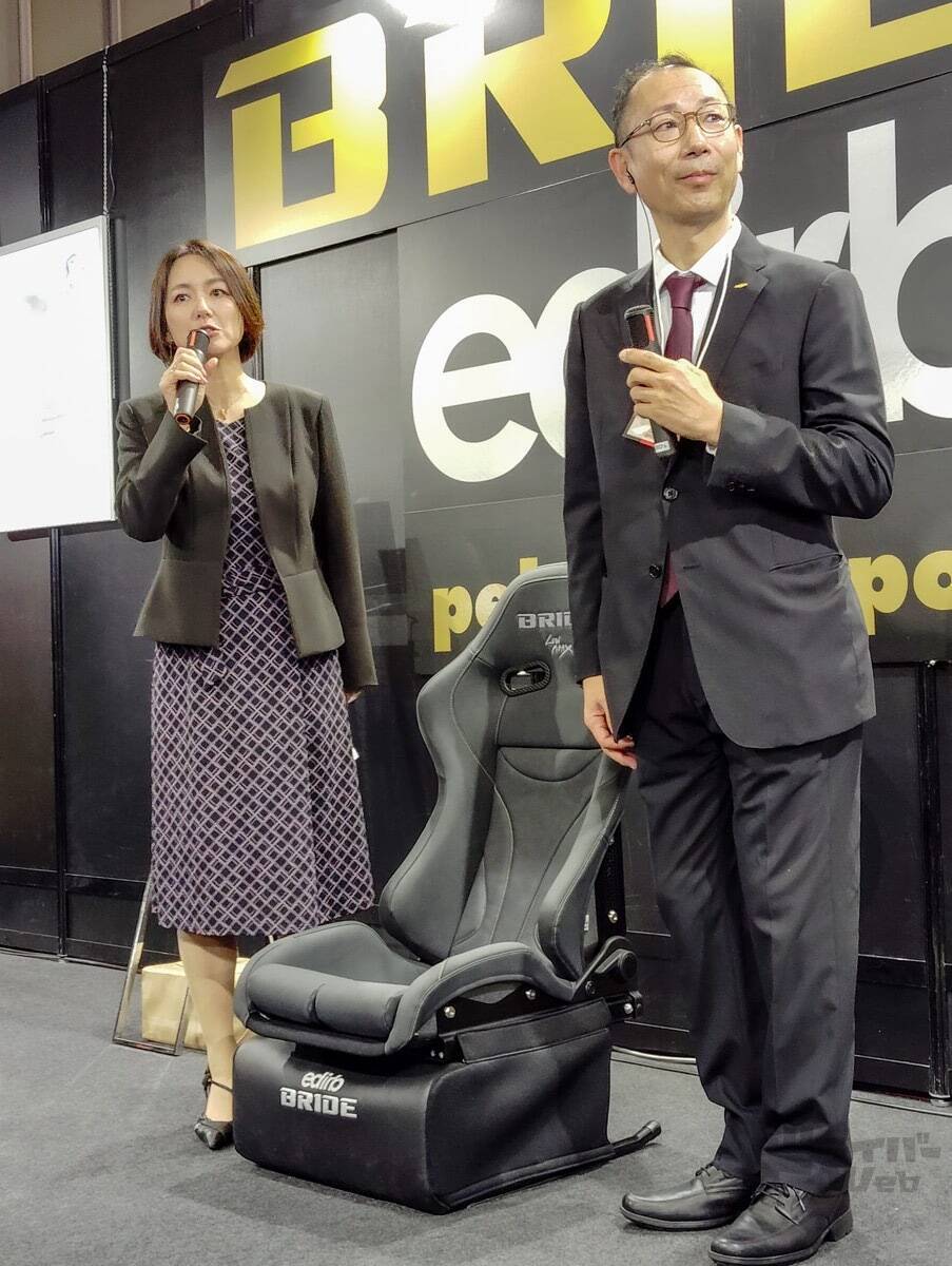 激熱の「ブリッド」ブース！最新シートはスピーカー内蔵!?　豪華ゲストのトークショーも｜東京オートサロン2026｜