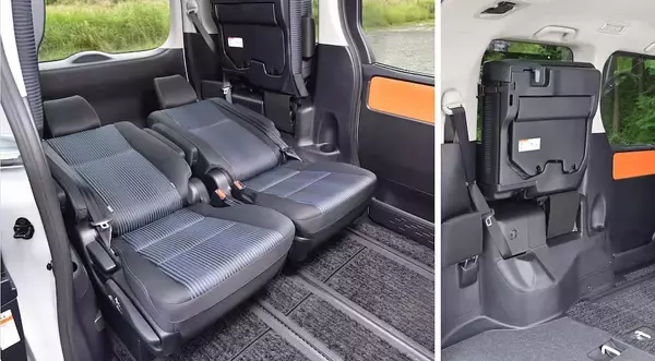 「ミニバン3列目シート格納の争いに終止符!?　新型ノア／ヴォクシーの格納方式が便利すぎる」の画像