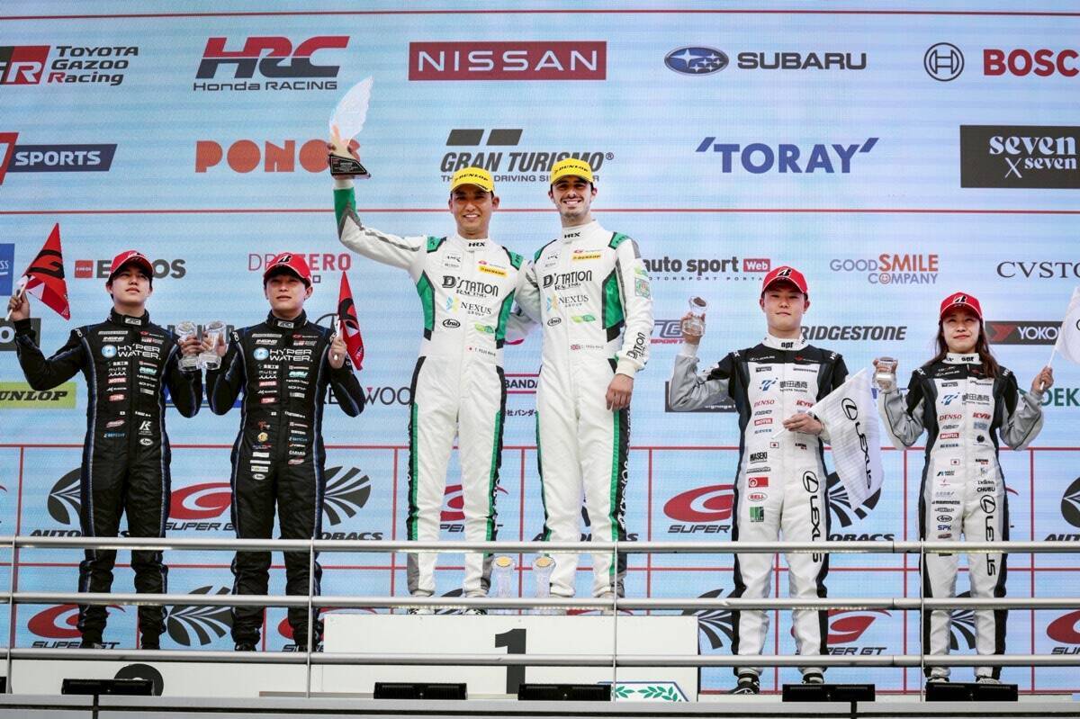 【スーパーGT】王者No.36 au TOM’S GR Supra（坪井翔／山下健太）がGT500クラス4連覇に向けて1勝目獲得。GT300はNo.777 D’station Vantage GT3（藤井誠暢／チャーリー・ファグ）がポールtoウィン