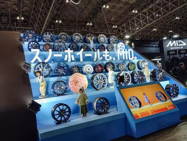 「【東京オートサロン2026で発見！】“厳選”最新カスタムパーツをクローズアップ｜DIXCEL／阿部商会／MID WHEELS／星光産業｜」の画像
