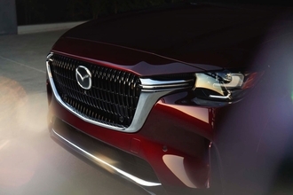 【3.3L直6ガソリンターボ搭載！】マツダCX-90初公開…新3列シートSUV