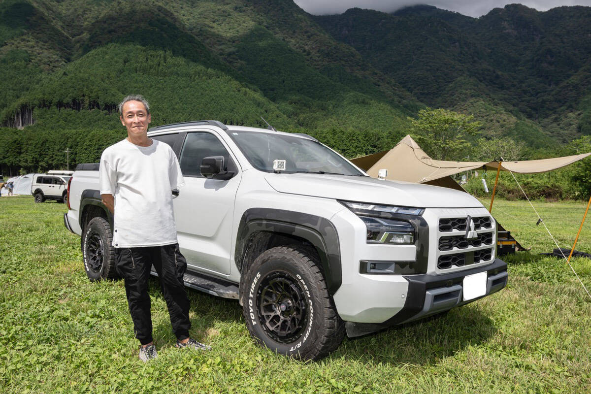 三菱トライトンに満足してる？　オーナーの本音を聞いてみた｜スターキャンプ2025 in 朝霧高原｜