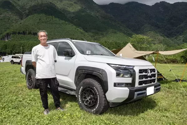 「三菱トライトンに満足してる？　オーナーの本音を聞いてみた｜スターキャンプ2025 in 朝霧高原｜」の画像