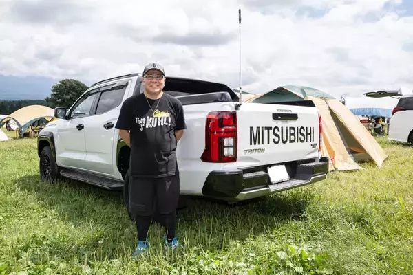 「三菱トライトンに満足してる？　オーナーの本音を聞いてみた｜スターキャンプ2025 in 朝霧高原｜」の画像