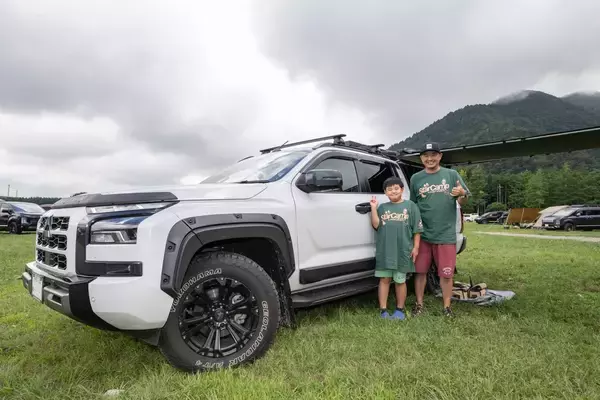 「三菱トライトンに満足してる？　オーナーの本音を聞いてみた｜スターキャンプ2025 in 朝霧高原｜」の画像