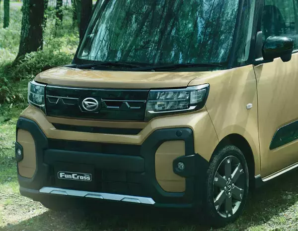 ダイハツ、タントの商品改良を公表。アクティブな内外装の新種「ファンクロス」も設定