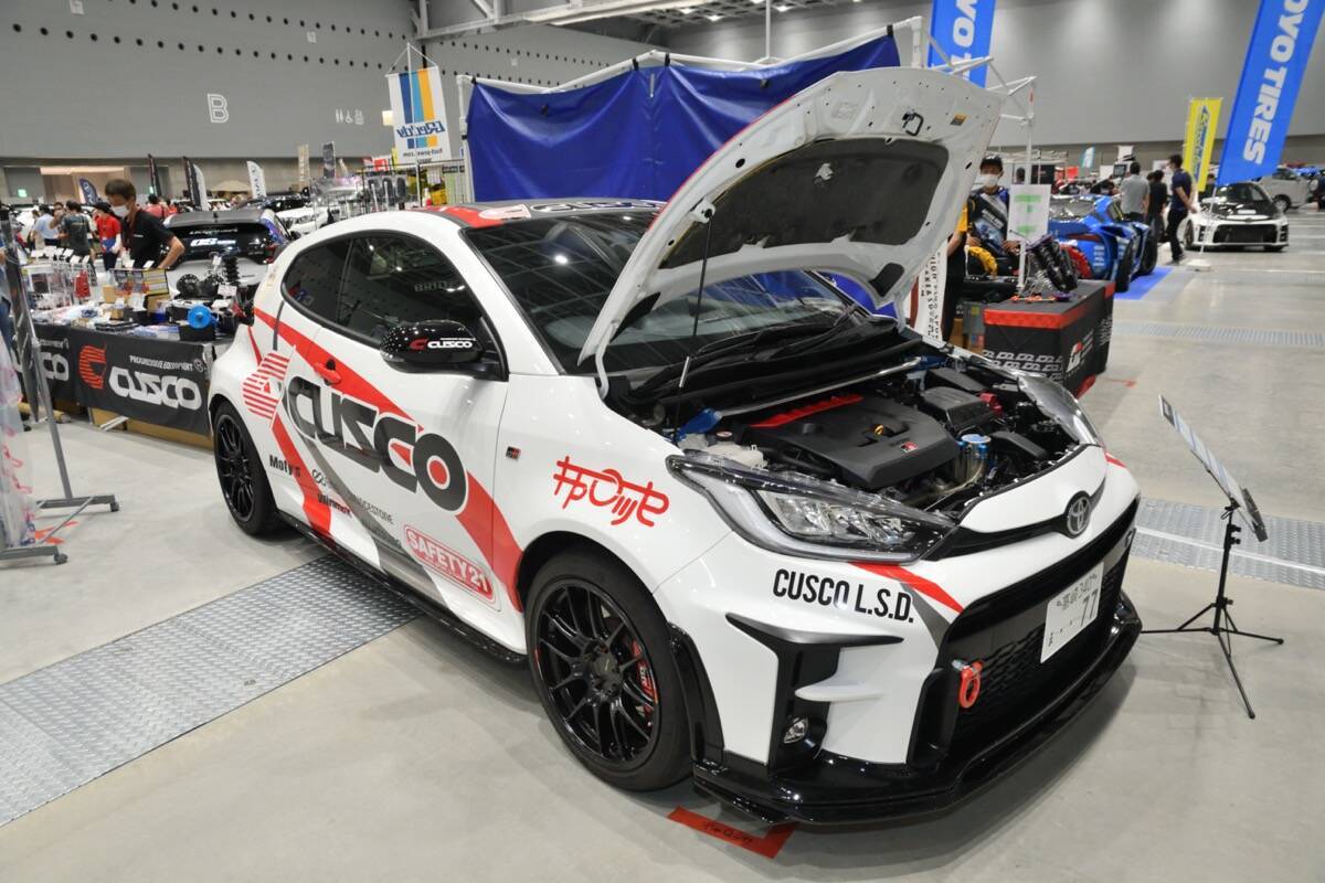 初代86にレクサスRC Fのスポイラー!?　注目パーツの玉手箱…群馬パーツショー2021