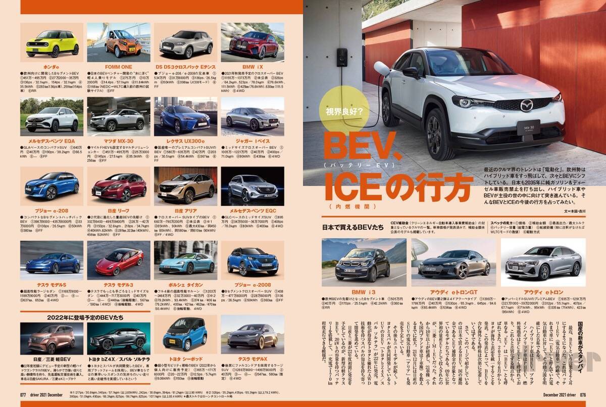 ＜最新号＞ドライバー2021年12月号が発売。BRZ公道試乗、最終限定車NSXタイプＳ試乗、決め手はここにあった！　カローラ クロス／ワゴンＲスマイル／シビック／ノート オーラ vsそれぞれのライバル。冬タイヤ／厳選アイテム総ざらい＜10月20日＞