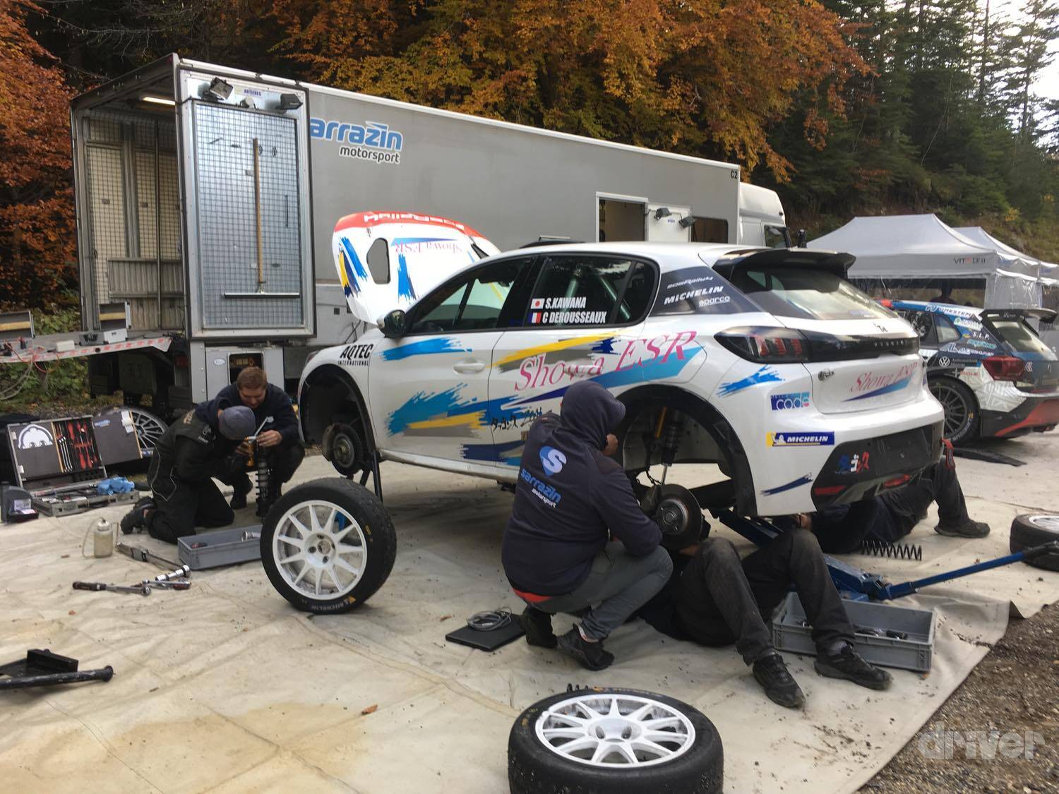 「川名賢のラリー・セヴェンヌ参戦記 03」本番前のチームテスト開始！　あのモンテカルロのステージを貸切!?