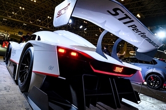 【STIがEVでニュル1ラップ400秒を目指す】オートサロン2022で4モーター個別駆動制御の「STI E-RA CONCEPT」を世界初披露。その先にあるものとは