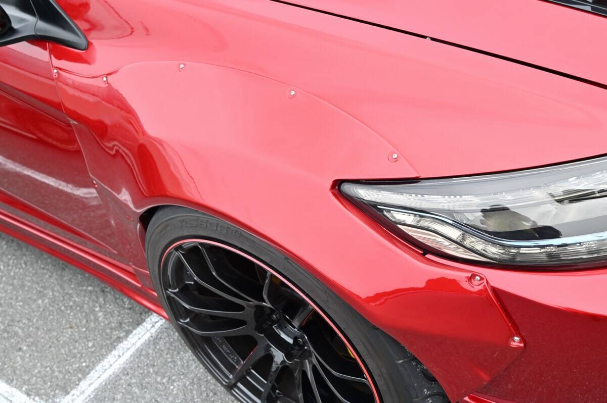 レイズホイールカスタムのお手本…700台を超えるレイズユーザーが富士に集結！「2022 RAYS FAN MEETING」開催