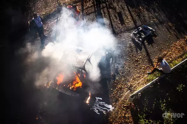 「【ラリー・ジャパン 2022】SSキャンセル続発…一般車両が逆走で侵入!?　 ラリー・ジャパンで何が起きているのか【デイ2】」の画像