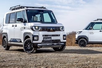 JAOS流カスタムがキマる。三菱デリカミニ ジャオススタイルに注目！