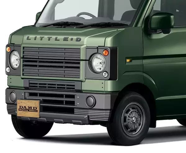 軽キャンプが映える顔！　ダムド、スズキ エブリイとスペーシア ギアの新作ボディキットをCG画像で先行公開