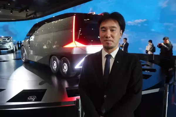 「レクサスのフラッグシップがミニバンに？　LSコンセプトの謎…デザイナーに直撃した」の画像