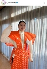 高石あかり、成田山節分祭で『ばけばけ』共演者と全力豆撒き「トミーさんの撒く落花生が…」