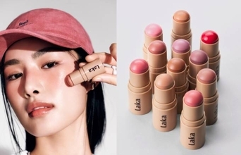 Laka、UVケアとツヤ発色を叶える「サンシールドグローイーチーク」発売