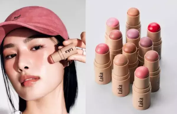 Laka、UVケアとツヤ発色を叶える「サンシールドグローイーチーク」発売