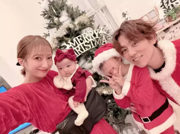 辻希美、家族でサンタ仮装！豪華クリスマスパーティSHOT披露「沢山のご飯をつくりました」