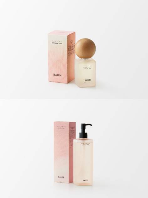 BAUM、「サクラツリー」オードトワレとハンドウォッシュが数量限定で登場