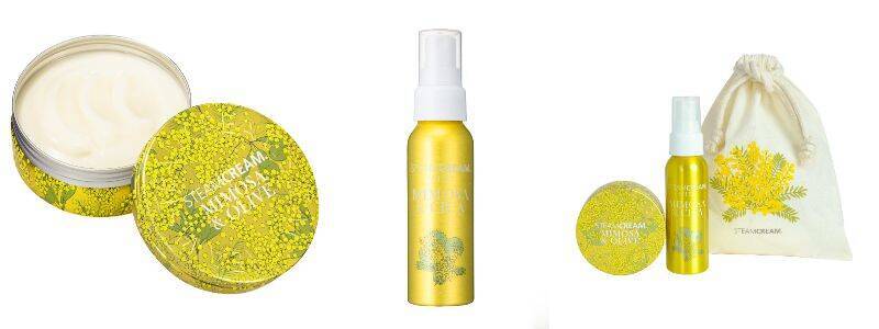 スチームクリーム、春を告げる季節限定ミモザシリーズが今年も登場