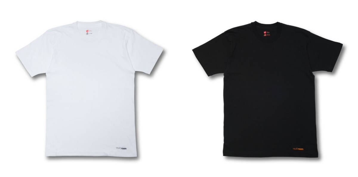 vaultroom×ヘインズ、初コラボの3パックTが3月24日発売。特別仕様のパッケージで展開